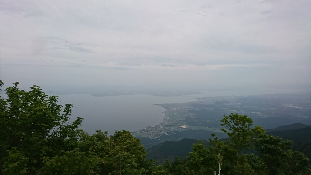 琵琶湖一望