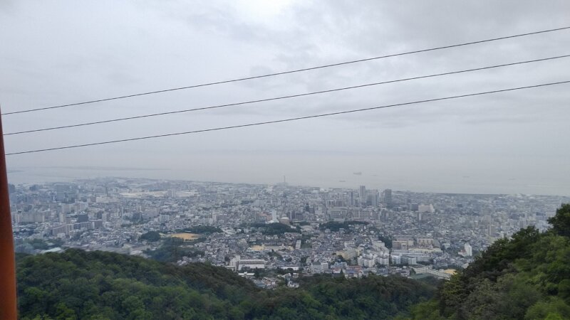 高取山山頂からの景色