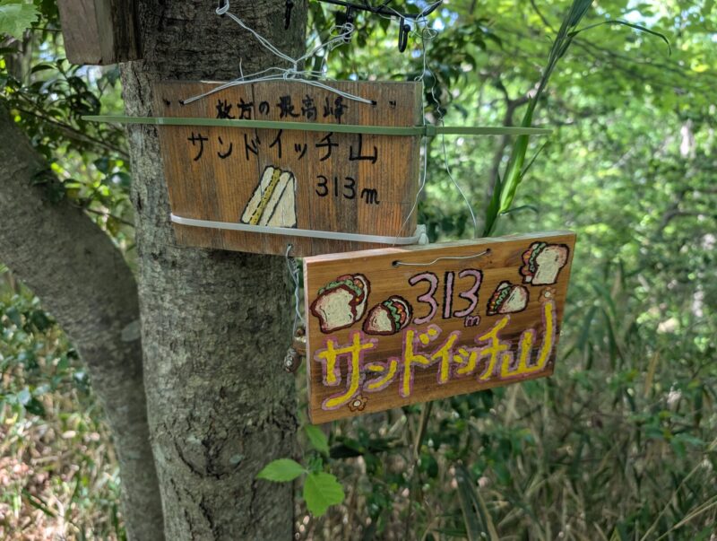 サンドイッチ山