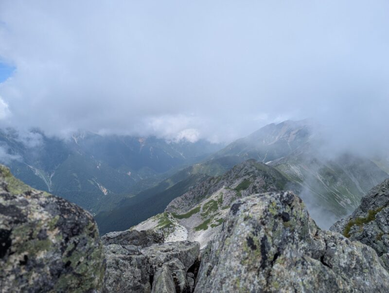 水晶岳(北峰)